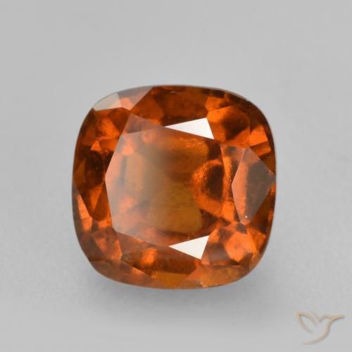 Granato hessonite Arancione scuro naturale da 2.16 ct, Cuscino, VS-SI