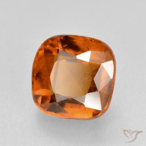 Granato hessonite Arancione scuro naturale da 2.26 ct, Cuscino, VS-SI