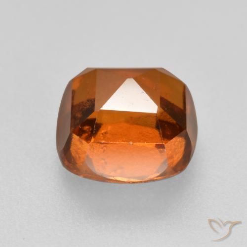 Granato hessonite Arancione scuro naturale da 2.26 ct, Cuscino, VS-SI