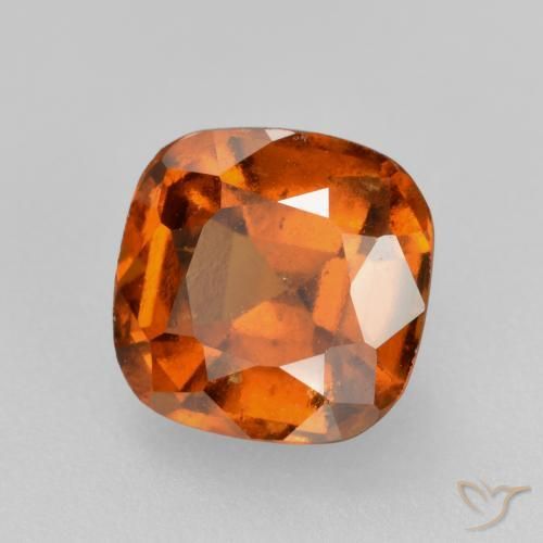 Granato hessonite Arancione scuro naturale da 2.01 ct, Cuscino, VS-SI