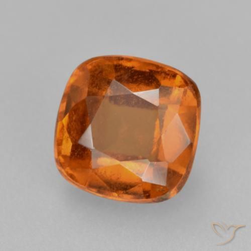 Granato hessonite Arancione scuro naturale da 2.08 ct, Cuscino, VS-SI