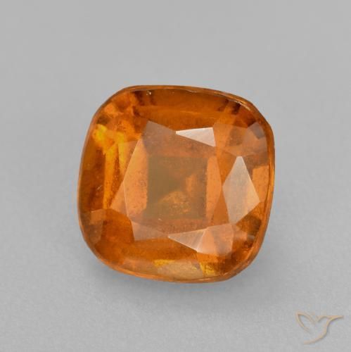 Granato hessonite Arancio Medio naturale da 1.81 ct, Cuscino, VS-SI