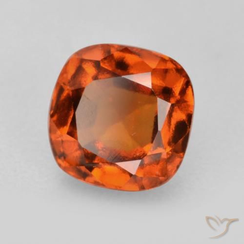 Granato hessonite Arancia Fuoco naturale da 2.08 ct, Cuscino, VS