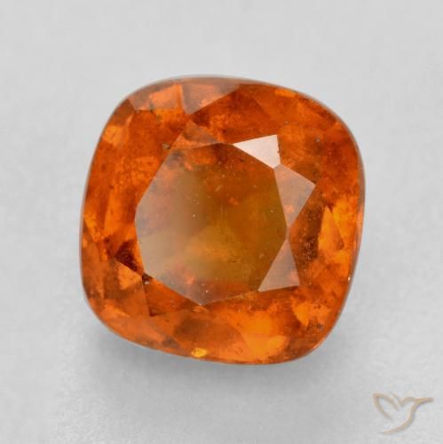 Granato hessonite Arancio Medio naturale da 2.22 ct, Cuscino, SI