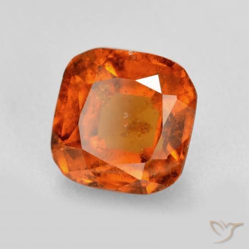 Granato hessonite Arancione Ambra naturale da 1.59 ct, Cuscino, SI
