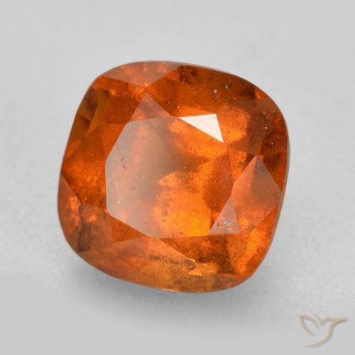 Granato hessonite Arancione Ambra naturale da 2.14 ct, Cuscino, SI