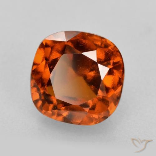 Granato hessonite Arancione scuro naturale da 2.55 ct, Cuscino, VS