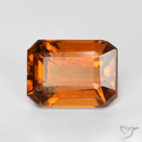 Granato hessonite Arancio Medio naturale da 2.00 ct, Ottagonale / Taglio smeraldo, SI
