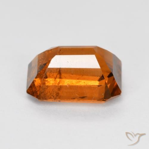 Granato hessonite Arancio Medio naturale da 2.00 ct, Ottagonale / Taglio smeraldo, SI