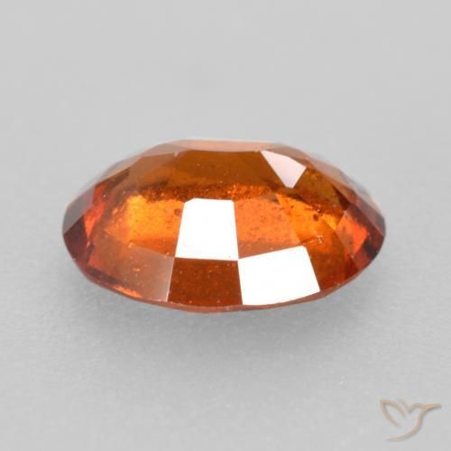 Granato hessonite Arancione scuro naturale da 1.81 ct, Ovale, SI