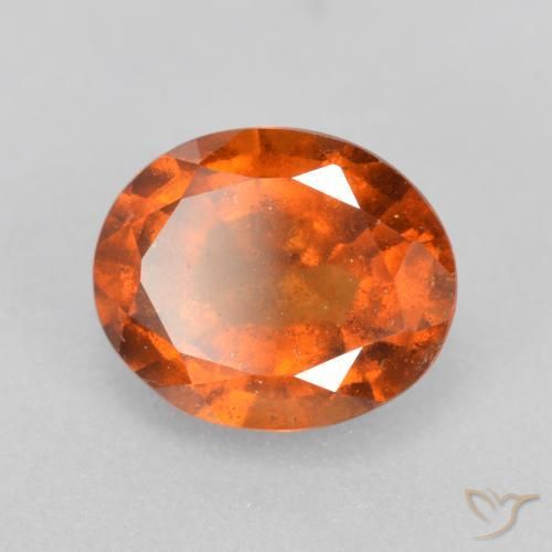 Granato hessonite Arancio Medio naturale da 1.97 ct, Ovale, SI
