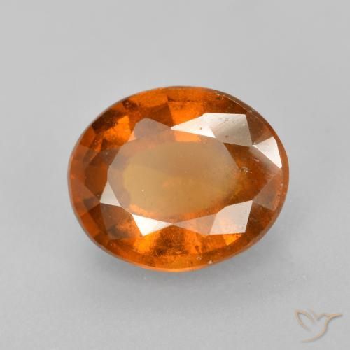 Granato hessonite Arancio medio-scuro naturale da 2.23 ct, Ovale, VS-SI