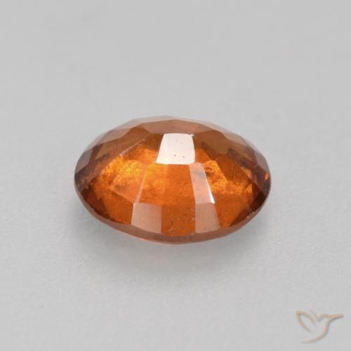 Granato hessonite Arancio Medio naturale da 1.64 ct, Ovale, SI