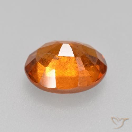 Granato hessonite Arancione scuro naturale da 2.06 ct, Ovale, SI