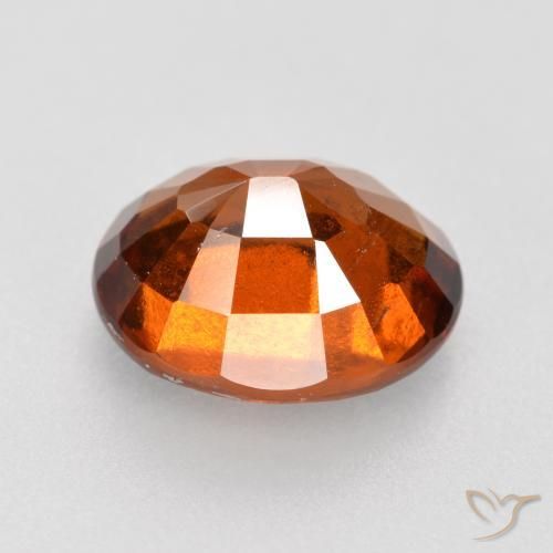 Granato hessonite Arancione Ambra naturale da 2.78 ct, Ovale, VS-SI