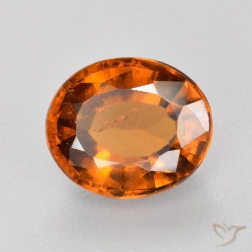 Granato hessonite Arancione rossastra naturale da 1.98 ct, Ovale, VS-SI