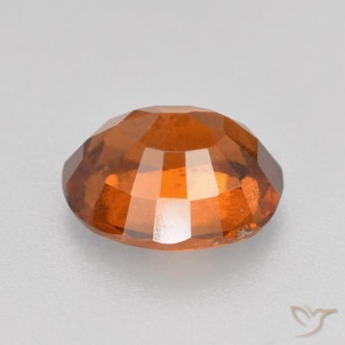 Granato hessonite Arancio medio-scuro naturale da 1.81 ct, Ovale, VS-SI