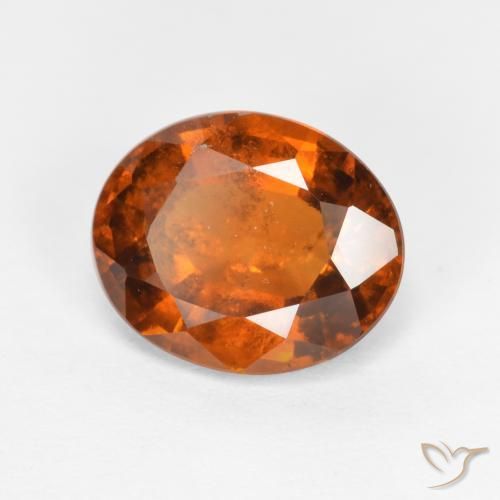 Granato hessonite Arancione Ambra naturale da 2.03 ct, Ovale, SI