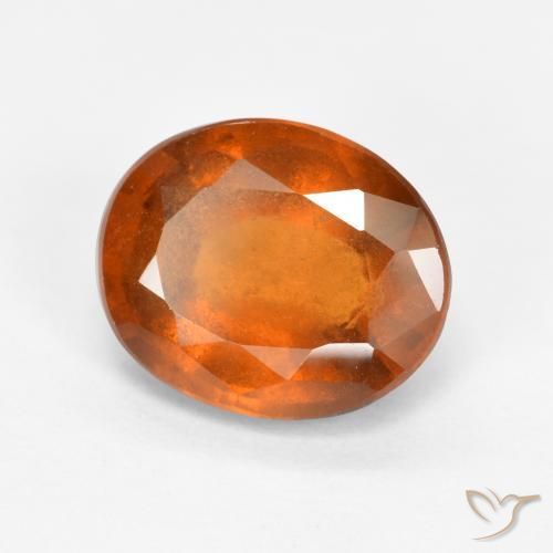 Granato hessonite Arancio Medio naturale da 1.91 ct, Ovale, SI