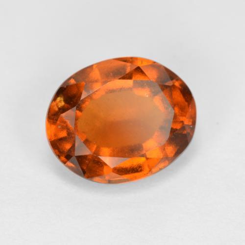 Granato hessonite Arancio medio-scuro naturale da 2.20 ct, Taglio ovale, VS-SI