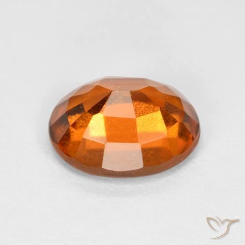 Granato hessonite Arancione scuro naturale da 2.12 ct, Ovale, SI