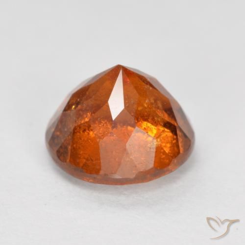 Granato hessonite Arancio Medio naturale da 1.71 ct, Rotondo, SI