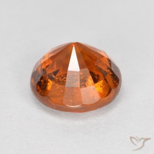 Granato hessonite Arancione scuro naturale da 1.57 ct, Rotondo, SI