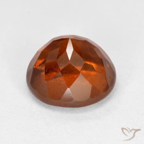Granato hessonite Arancia Fuoco naturale da 1.90 ct, Rotondo, VS-SI