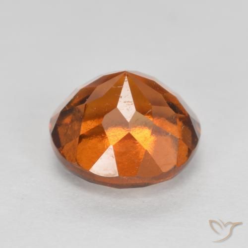 Granato hessonite Arancio medio-scuro naturale da 1.70 ct, Rotondo, VS