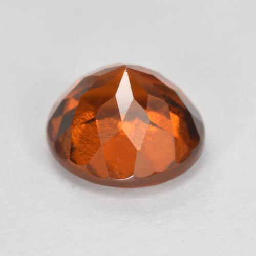 Granato hessonite Arancio Medio naturale da 1.71 ct, Taglio rotondo, VS