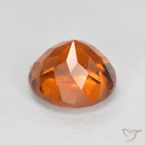 Granato hessonite Arancione scuro naturale da 1.69 ct, Rotondo, SI