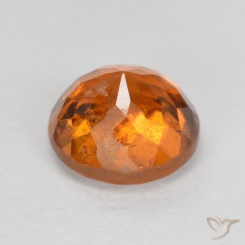 Granato hessonite Arancio Medio naturale da 1.79 ct, Rotondo, SI