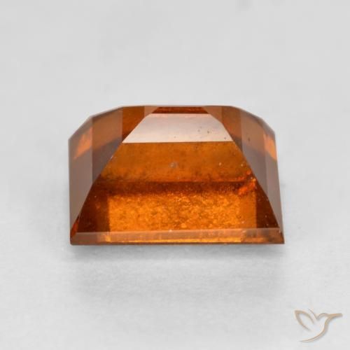 Granato hessonite Arancione Ambra naturale da 2.01 ct, Taglio a baguette, VS-SI