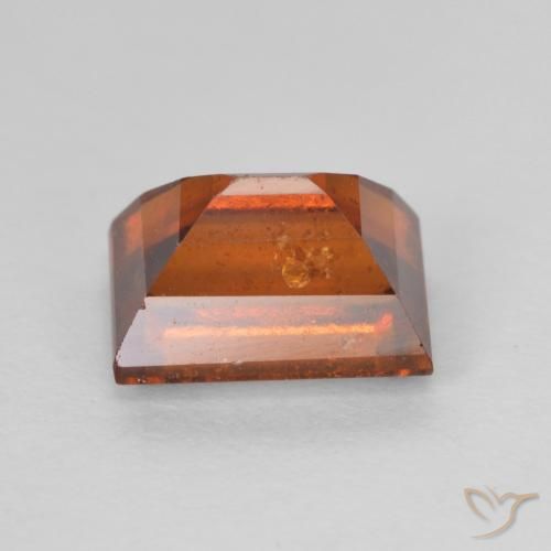 Granato hessonite Medium Dark-Orange naturale da 2.13 ct, Taglio a baguette, VS-SI