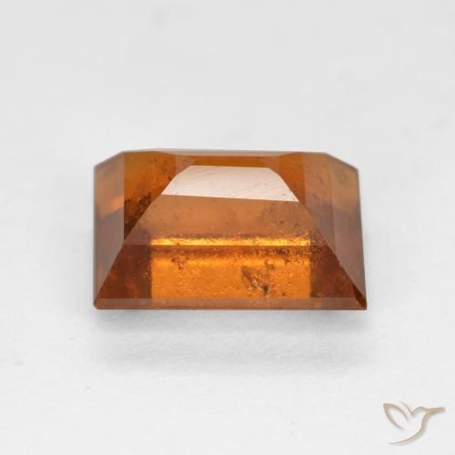 Granato hessonite Arancione scuro naturale da 2.44 ct, Taglio a baguette, VS-SI
