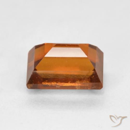 Granato hessonite Arancio medio-scuro naturale da 1.22 ct, Taglio a baguette, VS