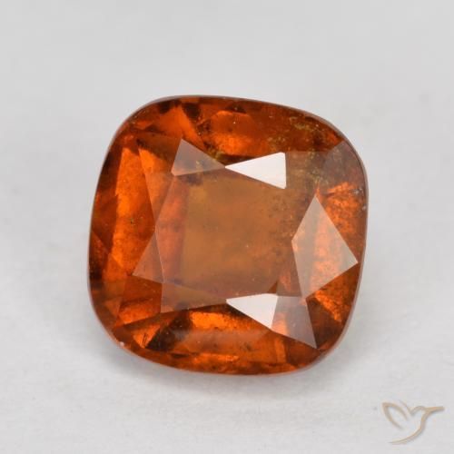 Granato hessonite Arancione Ambra naturale da 2.13 ct, Cuscino, SI