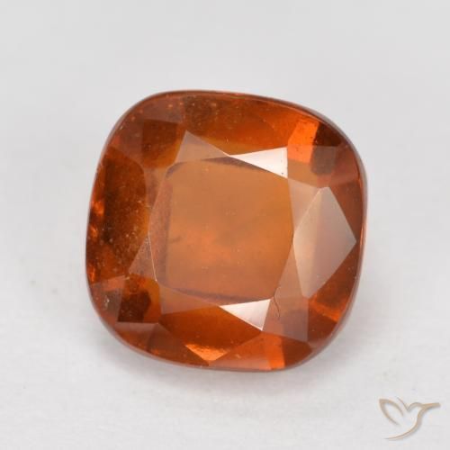 Granato hessonite Arancione Ambra naturale da 2.32 ct, Cuscino, VS-SI