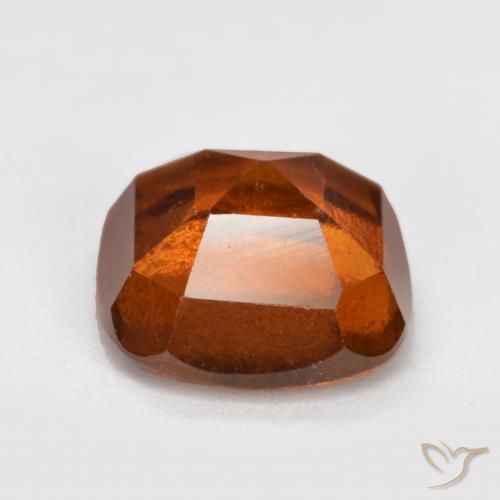 Granato hessonite Arancione scuro naturale da 2.16 ct, Cuscino, VS-SI