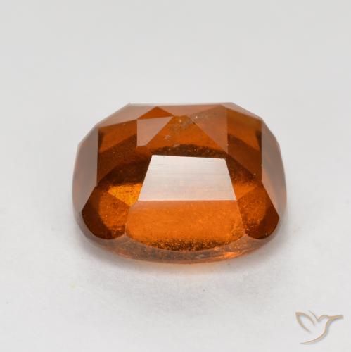 Granato hessonite Arancio medio-scuro naturale da 1.96 ct, Cuscino, VS-SI