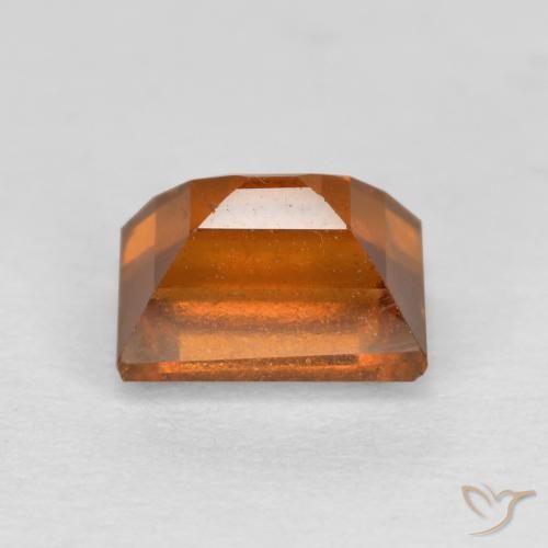 Granato hessonite Arancio Medio naturale da 1.01 ct, Taglio a baguette, VS