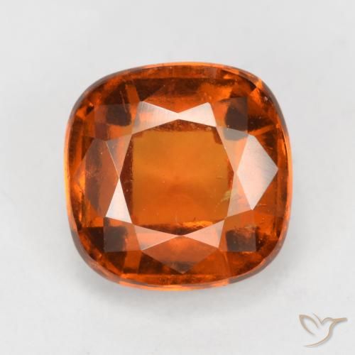 2.47ct Naturale Arancio Medio Granato hessonite, Cuscino, VS-SI