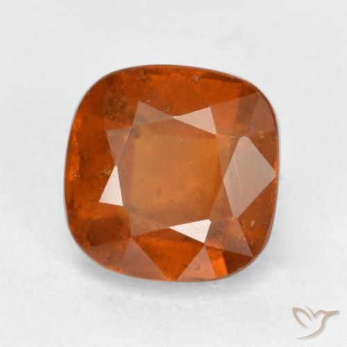 Granato hessonite Arancia Fuoco naturale da 2.12 ct, Cuscino, VS-SI