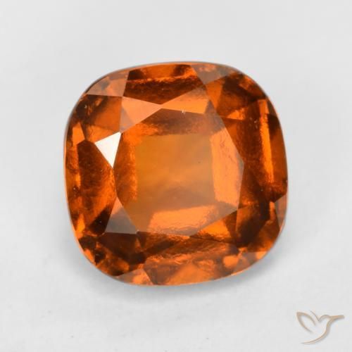 Granato hessonite Arancione Ambra naturale da 1.98 ct, Cuscino, VS