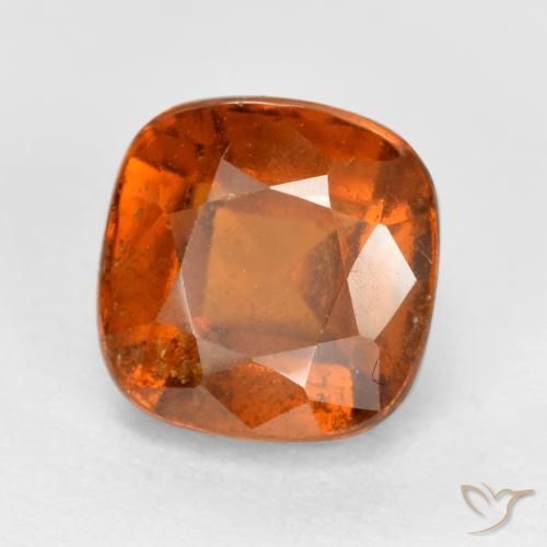 Granato hessonite Arancio Medio naturale da 2.27 ct, Cuscino, VS-SI