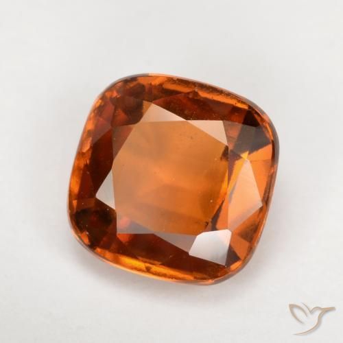 Granato hessonite Arancione scuro naturale da 1.78 ct, Cuscino, VS