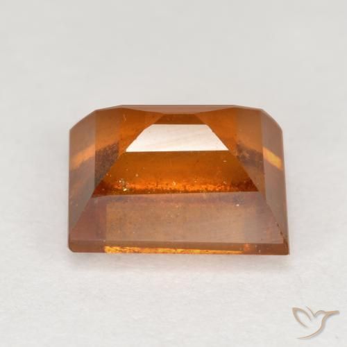Granato hessonite Arancio Medio naturale da 2.15 ct, Taglio a baguette, VS-SI