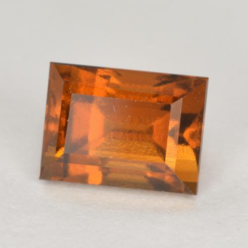 Granato hessonite Arancio medio-scuro naturale da 1.20 ct, Taglio a baguette, VS