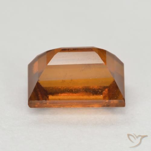 Granato hessonite Arancio medio-scuro naturale da 1.36 ct, Taglio a baguette, VS