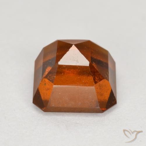 Granato hessonite Arancione Ambra naturale da 1.59 ct, Ottagonale / Taglio smeraldo, VS-SI